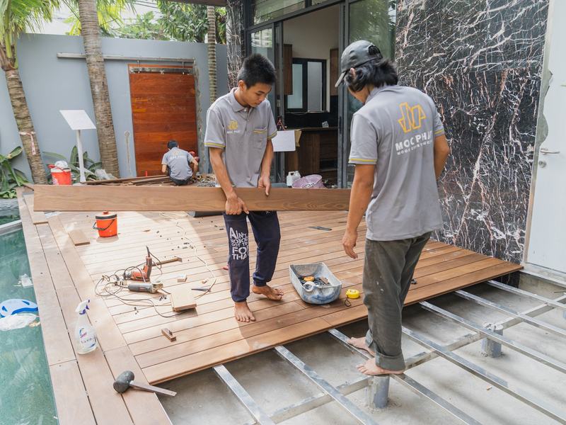 Deck builders project in Cedar Rapids, IA