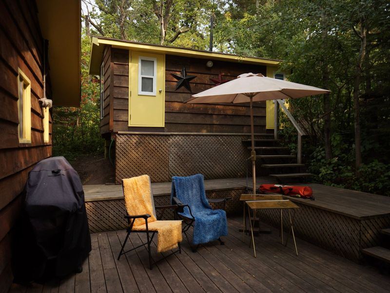 Deck builders job in the Czech Village neighborhood of Cedar Rapids
